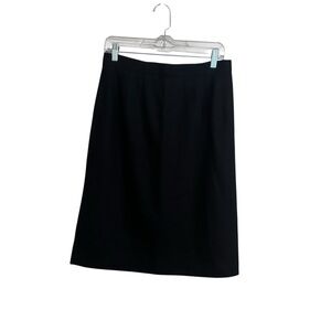 Vintage Radcliffe Women's Black 100% Wool Skirt Sz 14